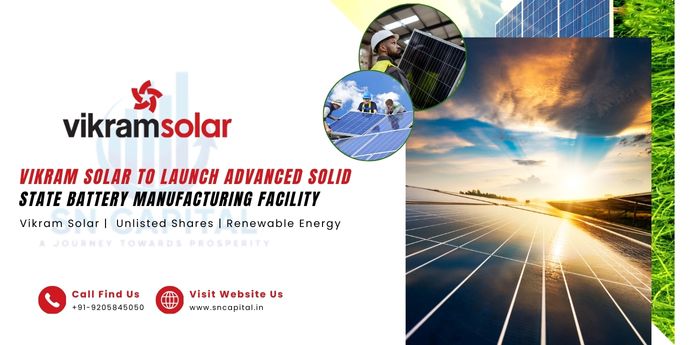 Vikram Solar to Launch Advanced Solid-State Battery Manufacturing Facility